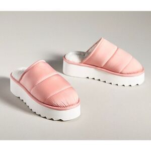 Anthropologie‎ Puff Slides Slip On Mules size 10-11